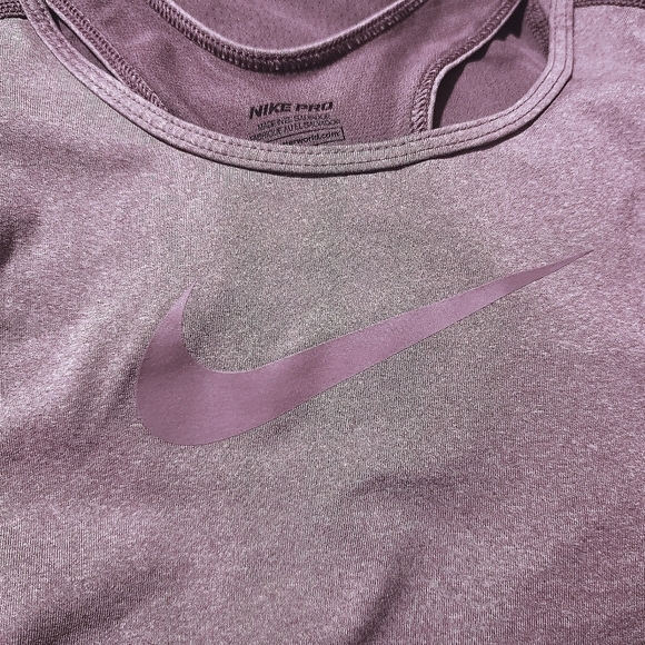 Nike Pro Dri-Fit Purple Fitted Racerback Tank Top Women's XS Athletic Athleisure - Picture 4 of 7